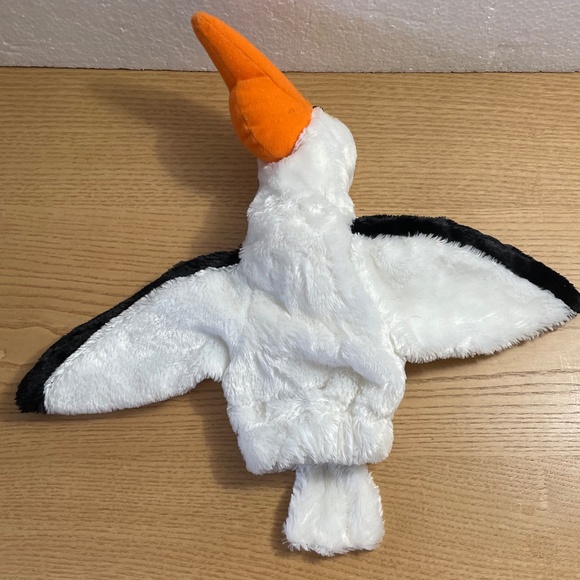Caltoy Pelican Hand Puppet Plush Bird White Pretend Play Classroom Toy 15” - Picture 4 of 10